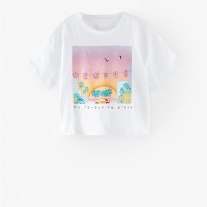 Zara kids girls Venice tee